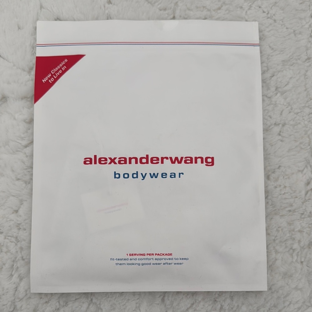 Alexander Wang White Bodywear classic briefs with Red and Blue